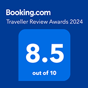 Winner of Booking.com's "Traveller Review Awards 2024"