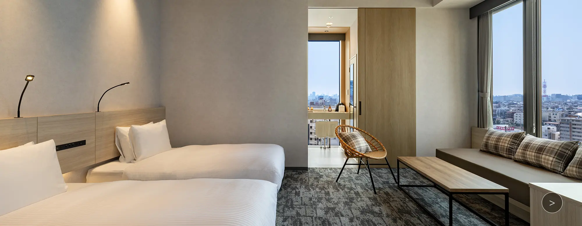 A variety of room types to choose from for your stay