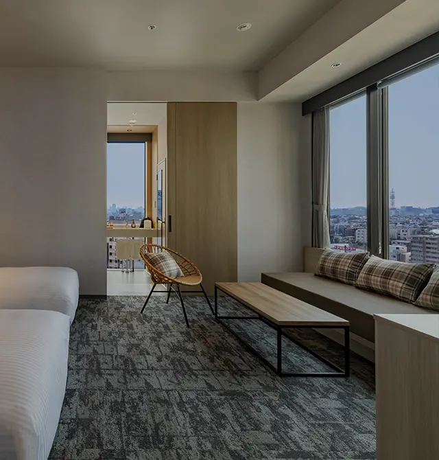 A variety of room types to choose from for your stay