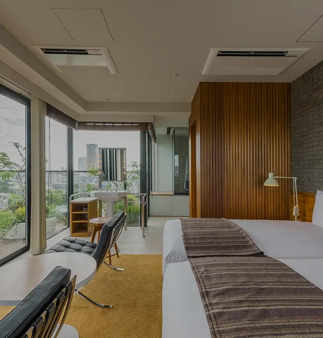 Relaxing and functional guest rooms