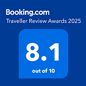 Winner of Booking.com's "Traveller Review Awards 2025"