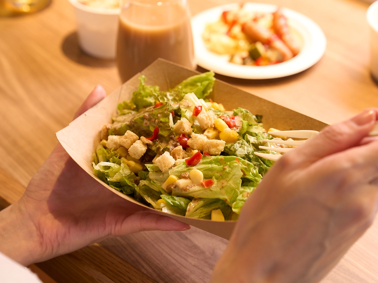 An example of a light breakfast