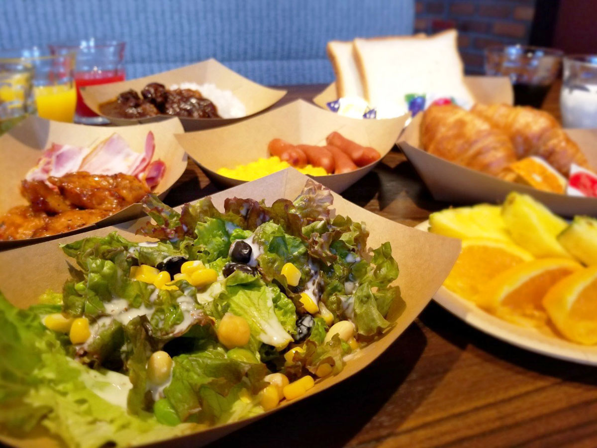 An example of a light breakfast