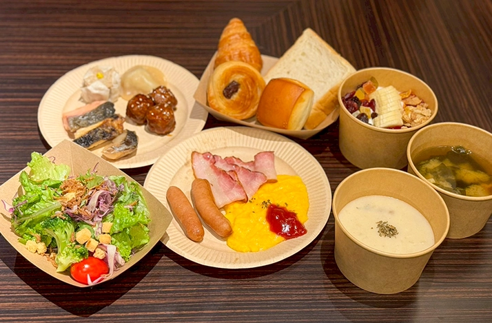 Breakfast has been renewed to a buffet style!