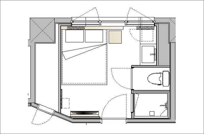 Queen（Shower Only）