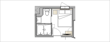 Enlarged layout diagram