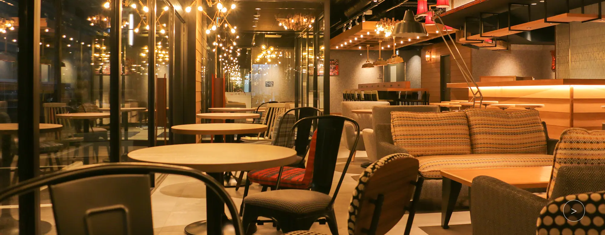 A casual cafe and bar