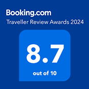 Winner of Booking.com's "Traveller Review Awards 2024"