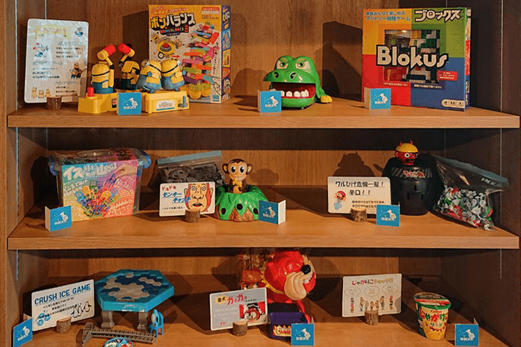 A board game corner has been added to the 1st floor cafe and bar!